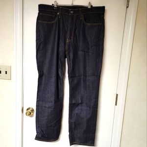 Levi's 541 athletic fit black/dark blue jeans. 36x30.